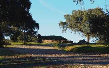Tourist route through shepherds huts