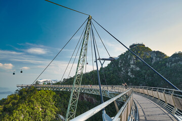 Sky bridge in Langkawi island, Malaysia
