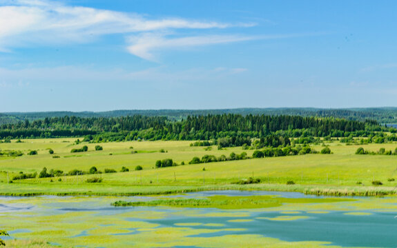 It's Beautiful nature landscape, Olonets, Russia