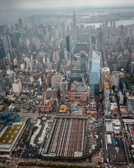 aerial view of new york