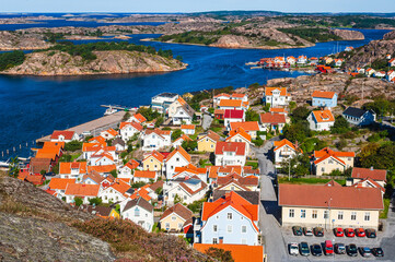 Obraz premium Idyllic village of Fjällbacka, Bohuslän, Sweden