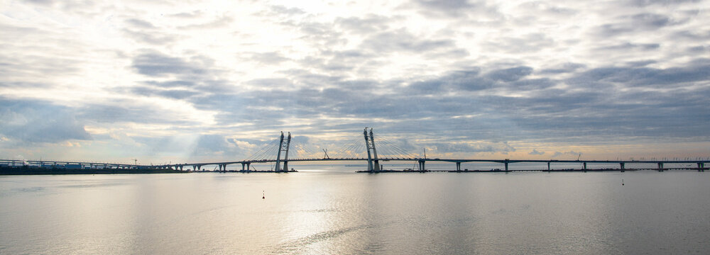 Western High-Speed Diameter (ZSD), a toll motorway in Saint Petersburg, Russia.