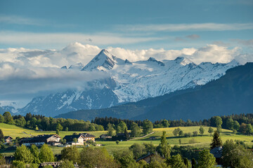 montains in the Austrian Alps near Saalfelden in Salzburger Land in the county of Zell am See.
