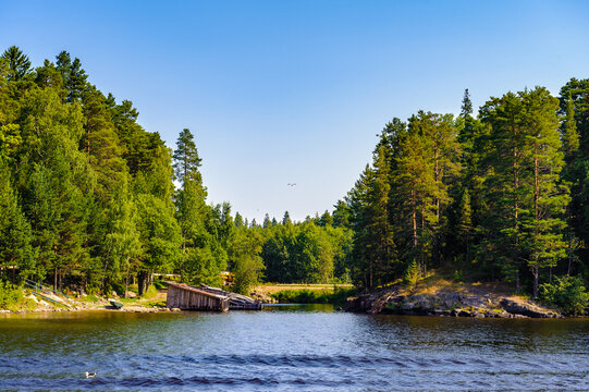 It's Nature of the Valaam (Valamo), an archipelago of Lake Ladoga,Republic of Karelia, Russian Federation.