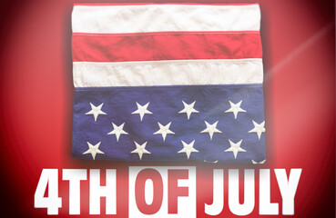 July 4th, Independence day of US America concept