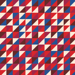 Mosaic seamless pattern. Vector illustration.