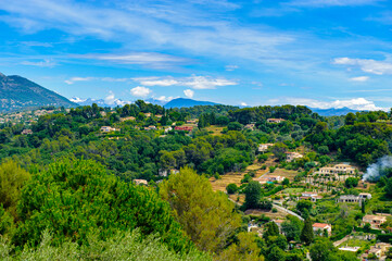 It's Beautiful nature of the hills of the southern France