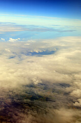 View from the airliner of Tallinn - Oslo