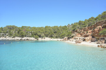 Cala Saladeta, Ibiza. 