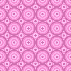 Seamless polka dots and circles pattern, abstract  geo, geometric background, monotone screen print texture, seamless fabric print