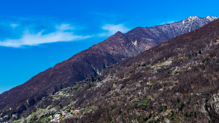 It's Panorama of Bellinzona, Switzerland and the Swiss Alps