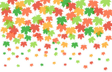 Canada Day maple leaves background. 