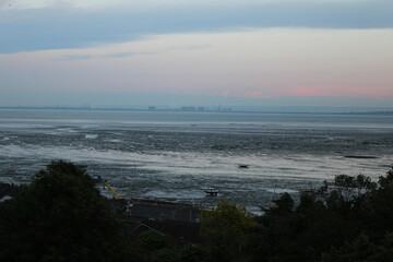 view from the beach