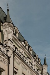 Old town and sky in Moscow