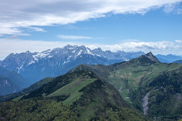 Fototapeta premium beautiful high mountain landscape Alps view