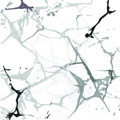 Vector abstract black and white simple pattern for your game or background. Cracked wall