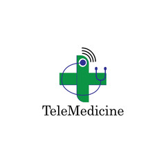 telemedicine logo design concept template for your purpose ready to use