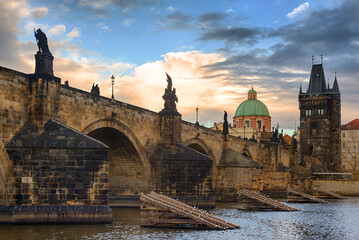 Charles bridge in Prague