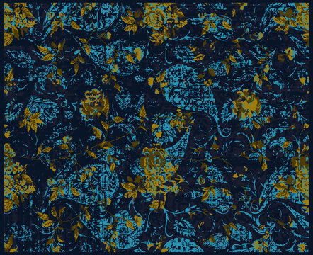 Seamless Paisley Texture. Modern Philippine
