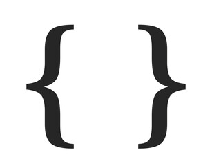 Naklejka premium communication parenthesis icons design, Message discussion conversation and chatting theme Vector illustration