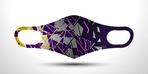 Scuba masker safety face design.