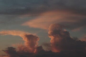 clouds at sunset