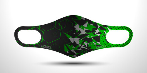 Scuba masker safety face design.