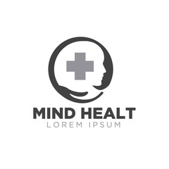 mind health medicine logo designs simple modern