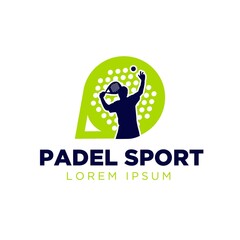 padel sport logo designs simple modern