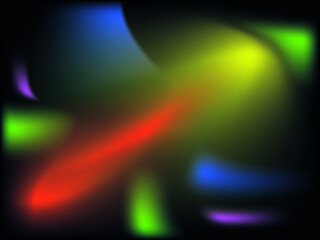 Vector colorful mindblown lightleak vector pattern