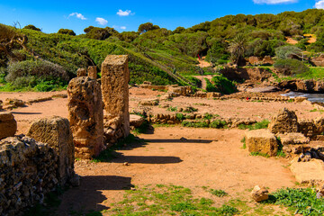 Tipasa, a colonia in Roman province Mauretania Caesariensis, nowadays Algeria. UNESCO World...
