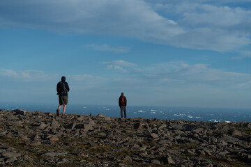 Touristes au Groenland