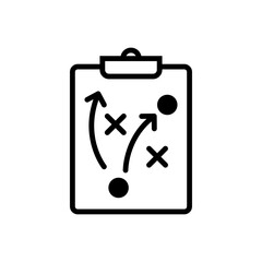sport tactical board icon vector design template
