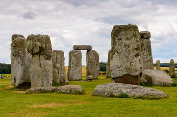 Stonehenge, a prehistoric monument in Wiltshire, England. UNESCO World Heritage Sites