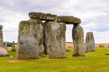 Stonehenge, a prehistoric monument in Wiltshire, England. UNESCO World Heritage Sites