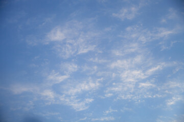 blue sky with clouds