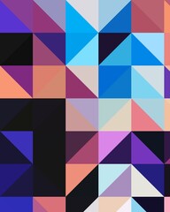 blue pink magenta purple colorful geometric shapes abstract background