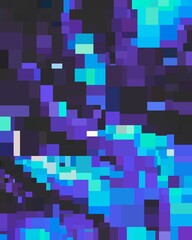 blue geometric shapes abstract background