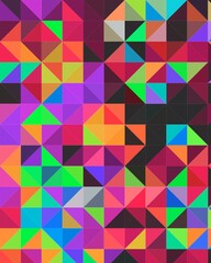 trippy psychedelic colorful neon geometric shapes abstract background