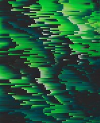 green colorful geometric shapes abstract background