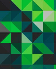 green colorful geometric shapes abstract background