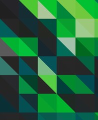 green colorful geometric shapes abstract background