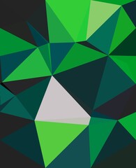 green colorful geometric shapes abstract background