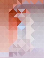 orange blue colorful geometric shapes abstract background