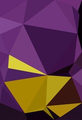Obraz premium purple yellow colorful geometric shapes abstract background