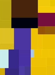 purple yellow colorful geometric shapes abstract background