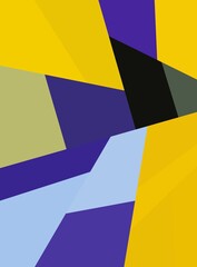 purple yellow colorful geometric shapes abstract background