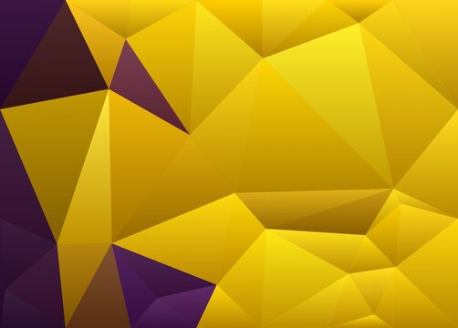 purple yellow colorful geometric shapes abstract background © filiz