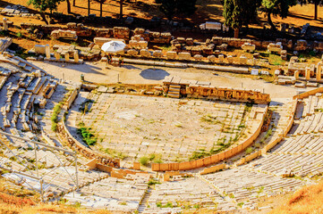 It's Theatre of Dionysus, Acropolis of Athens. UNESCO World Hetiage site.