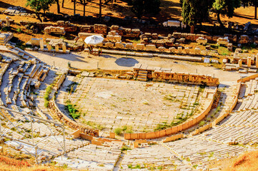 It's Theatre of Dionysus, Acropolis of Athens. UNESCO World Hetiage site.